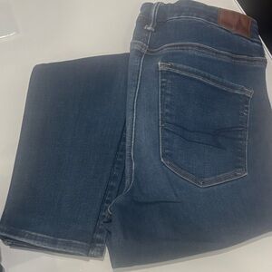 American Eagle Outfitters Dark Blue Straight Jeans